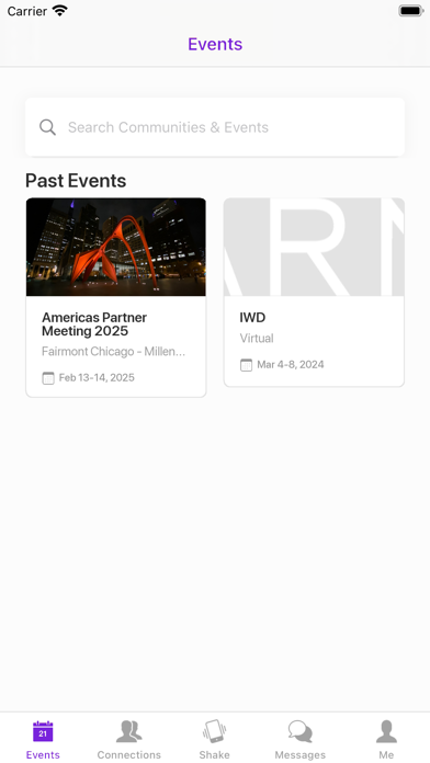 Kearney Events Screenshot