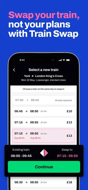 Seatfrog: Cheap Train Tickets screenshot 5 of 10