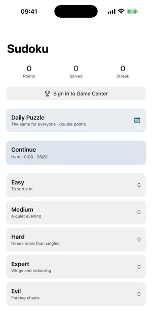 Sudoku GameCenter screenshot 3