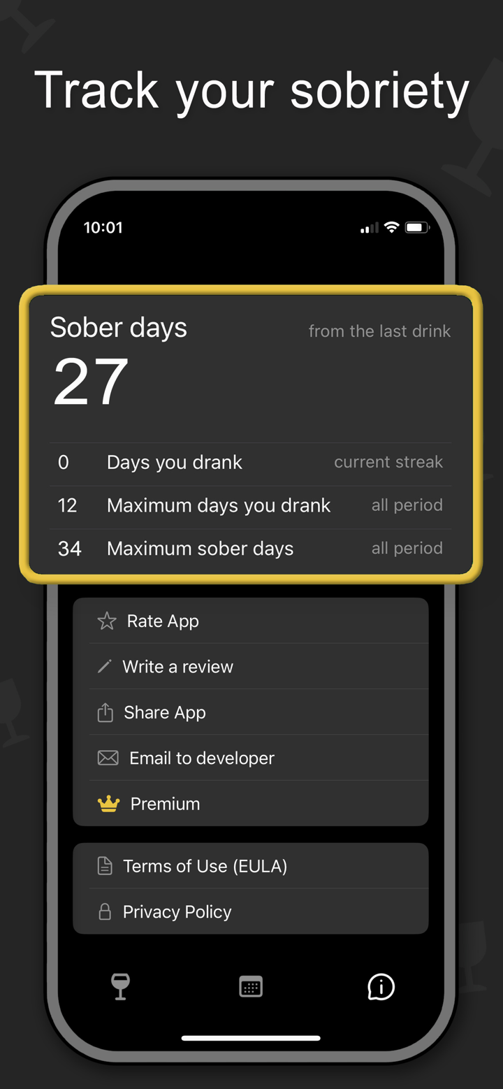 Alco Tracker - Drink Calendar screenshot 6