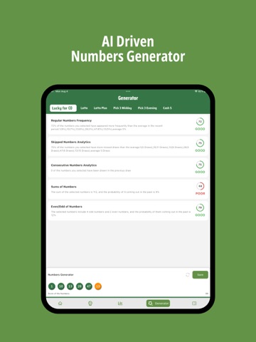 Colorado Lottery App iPad screenshot