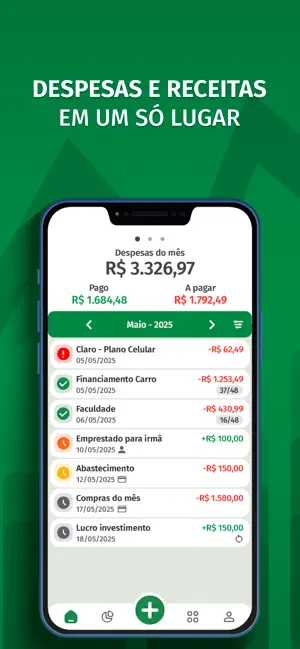Minhas Despesas: Finanças screenshot 1