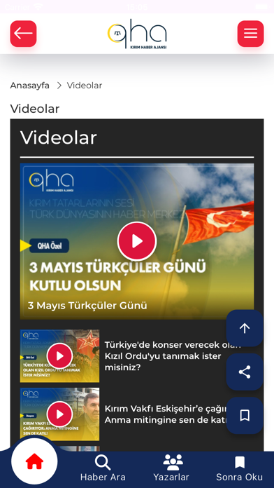 Kırım Haber Ajansı Screenshot