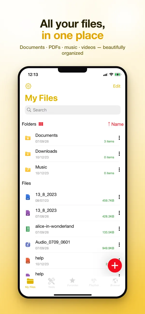 Screenshot #1 pour My Documents - File Manager