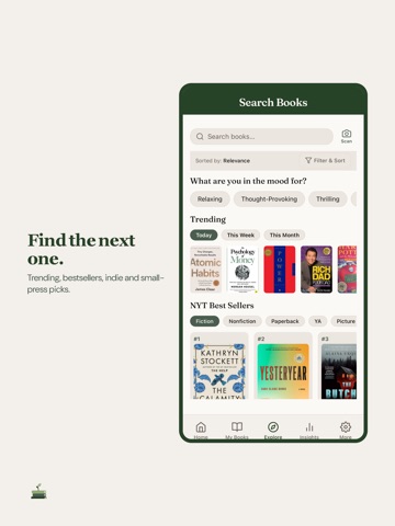 Leafed: Book Tracker & TBR iPad screenshot