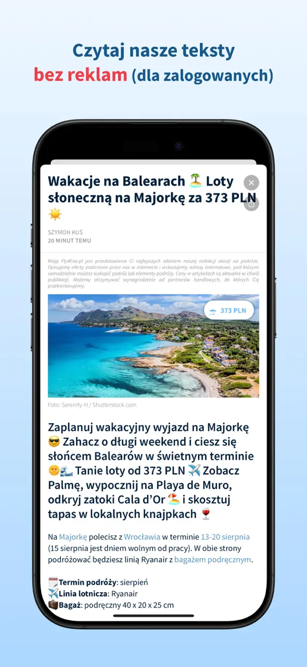 Screenshot #3 pour Fly4free.pl - tanie loty