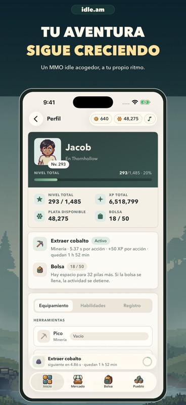 idle.am - lofi idle mmo screenshot 1