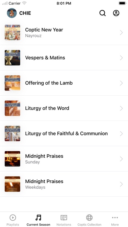 Coptic Hymns in English