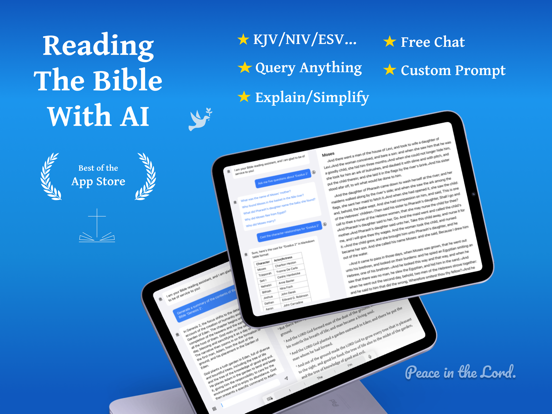 BibleChat - Read & Study Daily iPad screenshot 1 - Education app