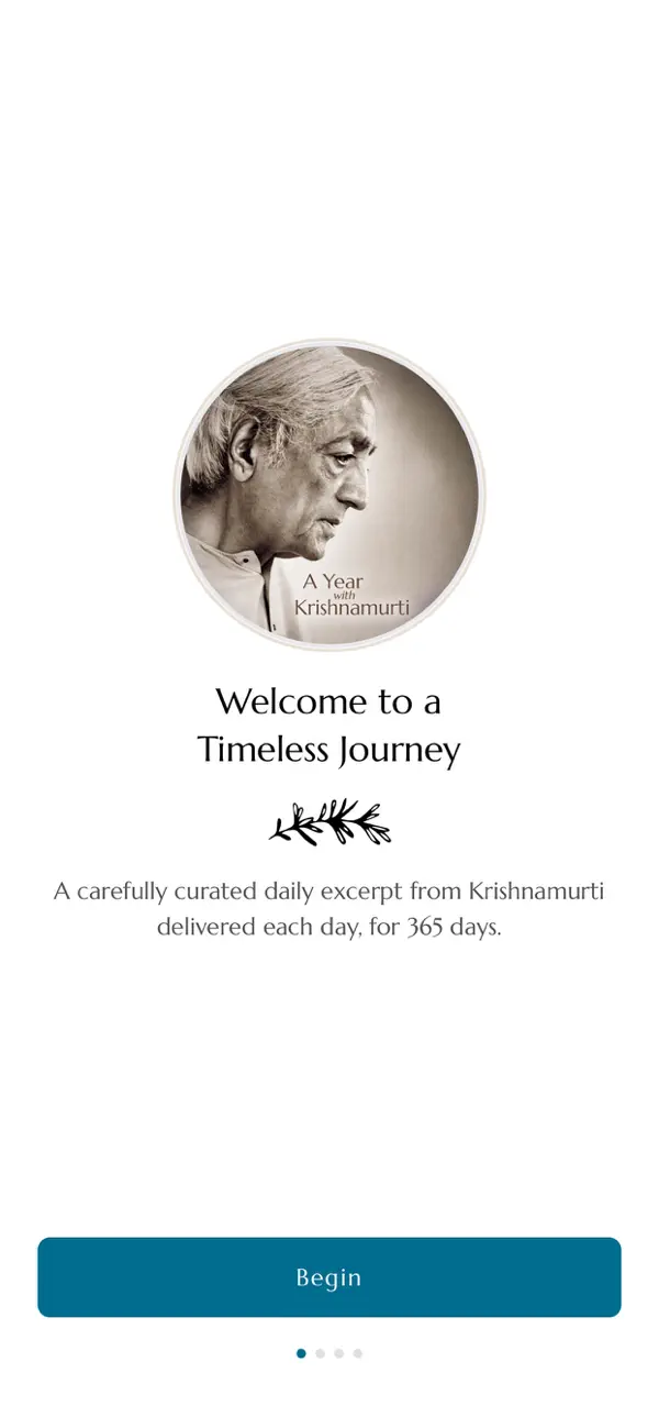 Screenshot #1 pour Krishnamurti Daily