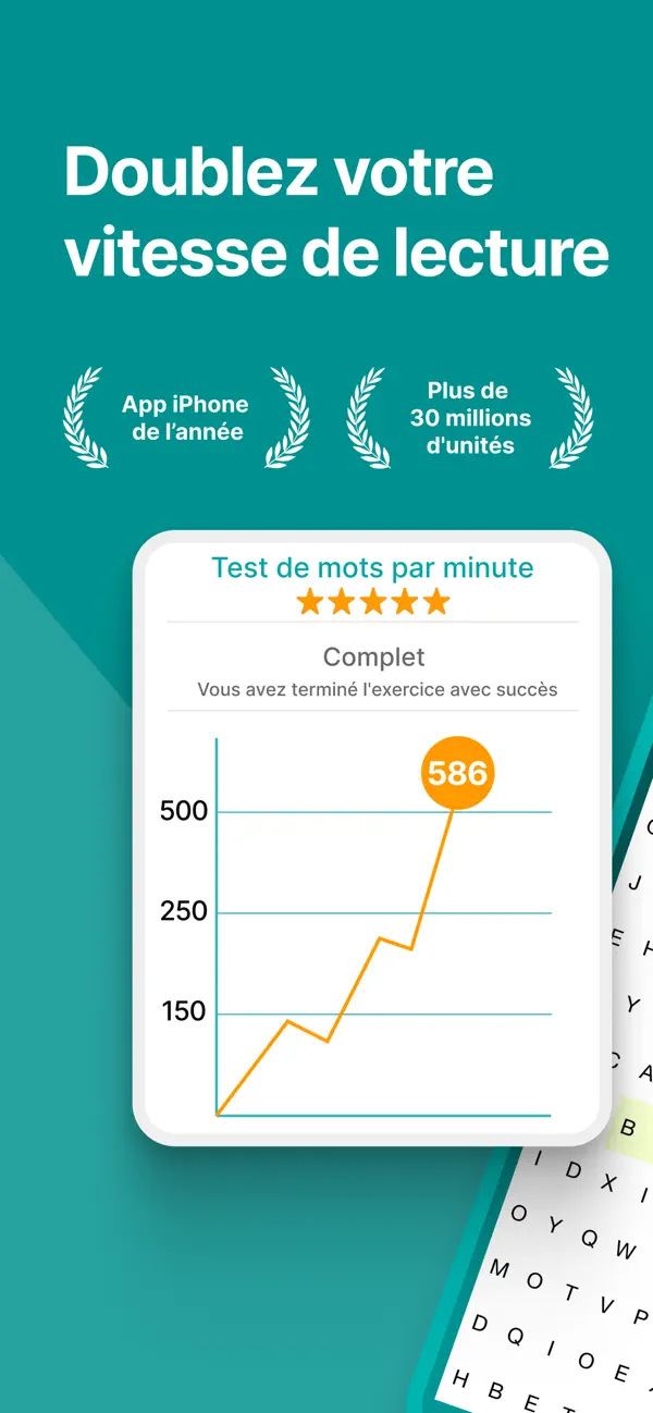 Screenshot #1 pour Lire plus vite: Lecture Rapide