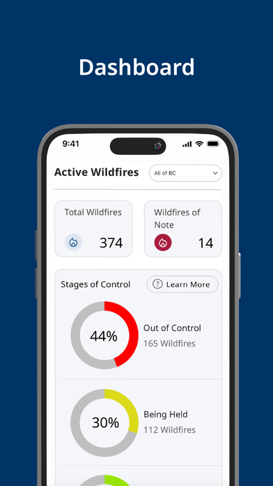 BC Wildfire Service Screenshot
