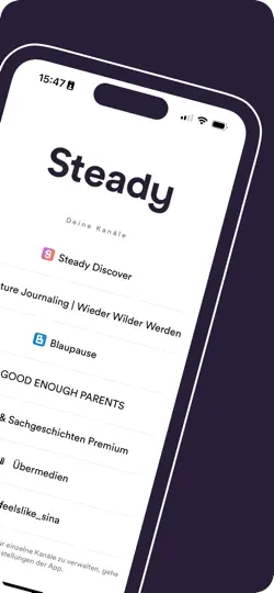 Screenshot von Steady App auf dem iPhone 2