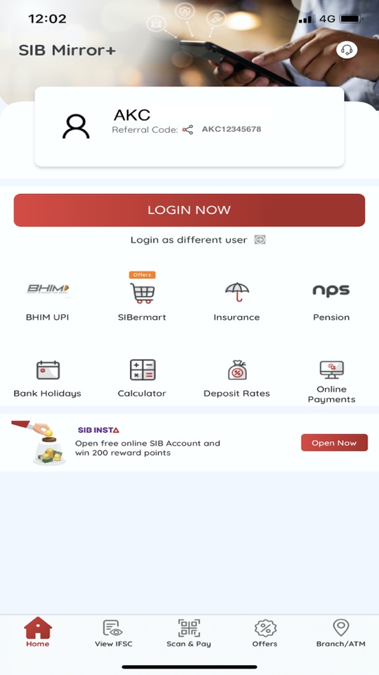 #1. SIB Mirror+ : Mobile Banking (iOS) 게시자: The South Indian Bank Ltd