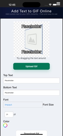 3D Gif Maker App screenshot
