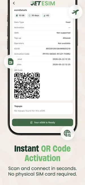 Jet eSIM: eSIM for Travel screenshot 4