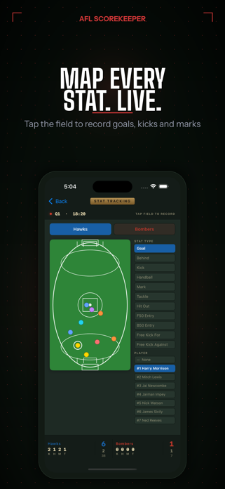 ScoreKeeper - Aussie Rules Screenshot 6 of 9