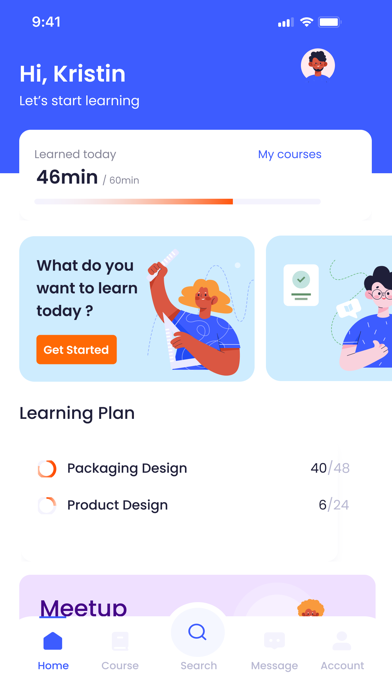 Online Learning Screenshot