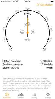 barometer & altimeter pro iphone screenshot 2