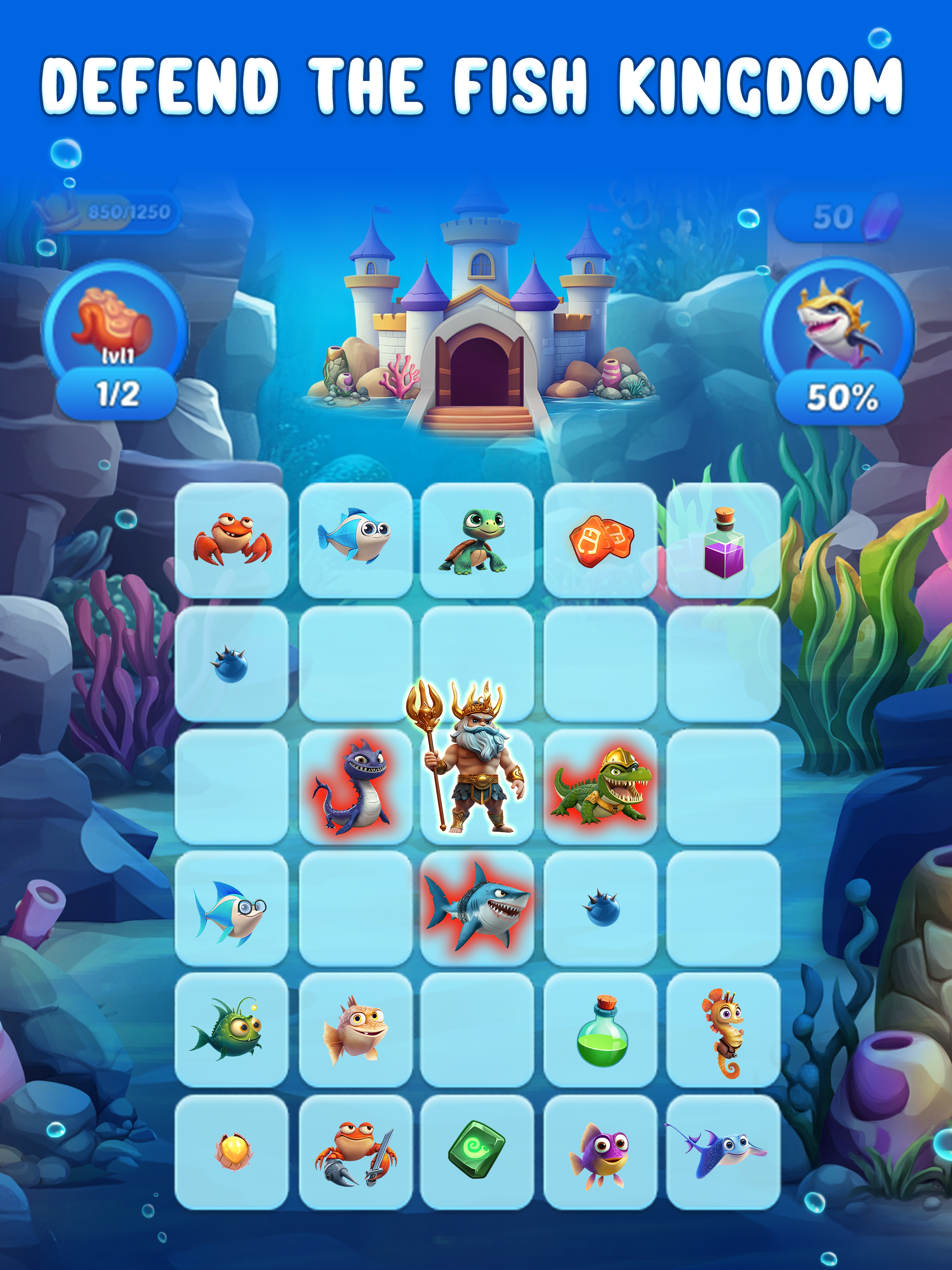 Fish Kingdom Idle Merge screenshot 11