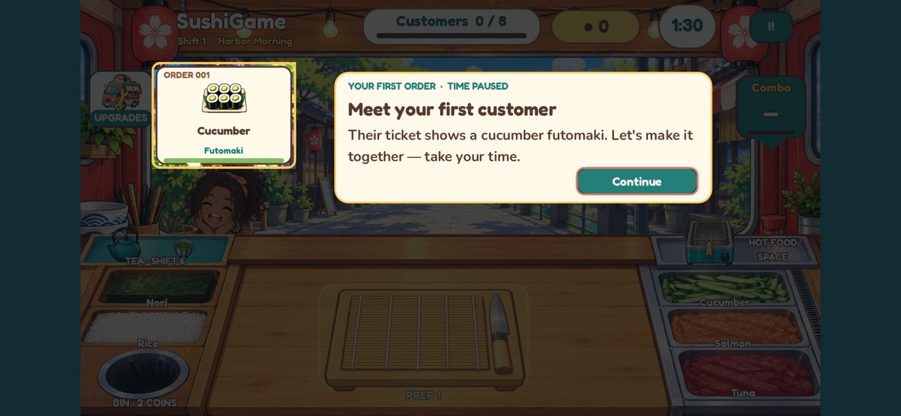 Screenshot 4 of SushiGame: Food Truck Rush