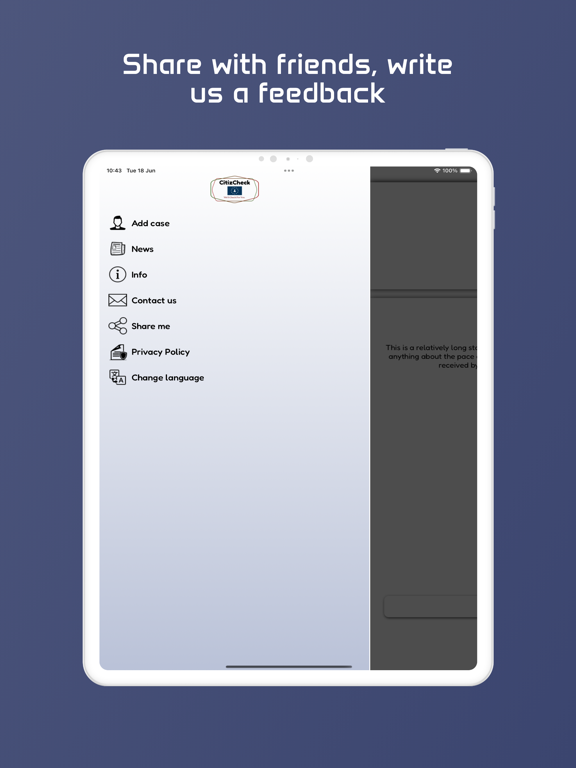 CitizCheck iPad screenshot 5 - Utilities app