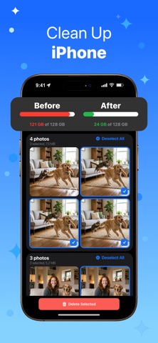 Cleanio: AI Phone Cleaner iPhone screenshot 2