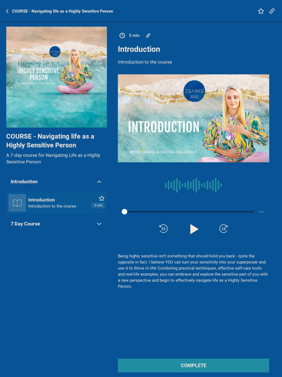 Zenme iPad screenshot 2 - Health & Fitness app