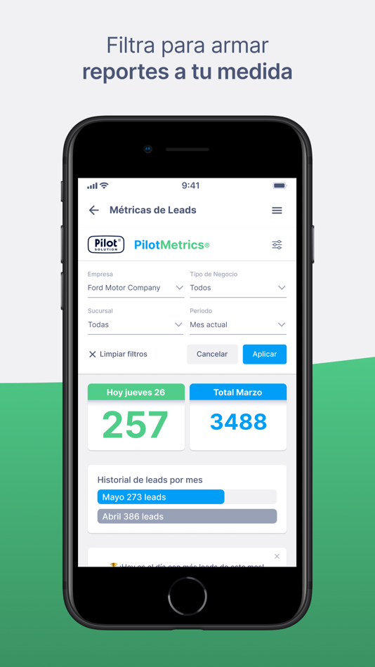 #1. Pilot Metrics (iOS) 由: Pilot Solution CRM