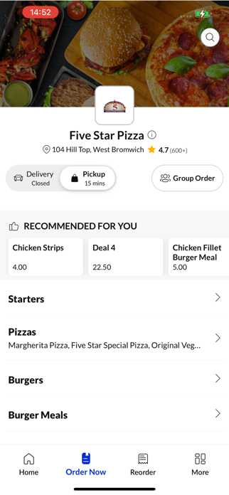 Five Star Pizza. Screenshot 3 of 5