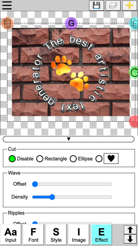 #5. TextArt - Text and photo art (iOS) 来自: Yihang Huang
