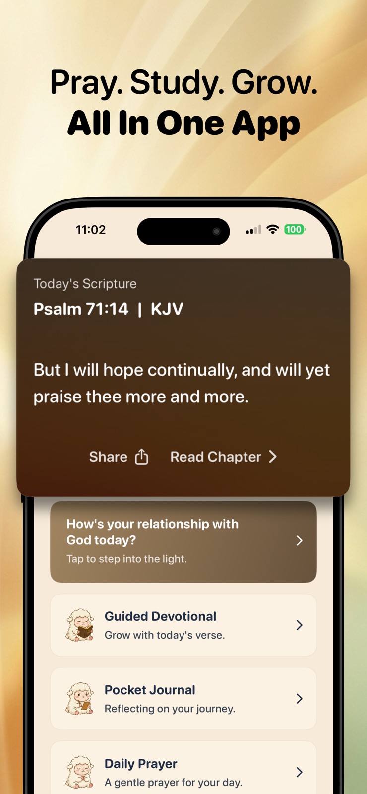 Faith Mode - Christian Focus iphone screenshot 2