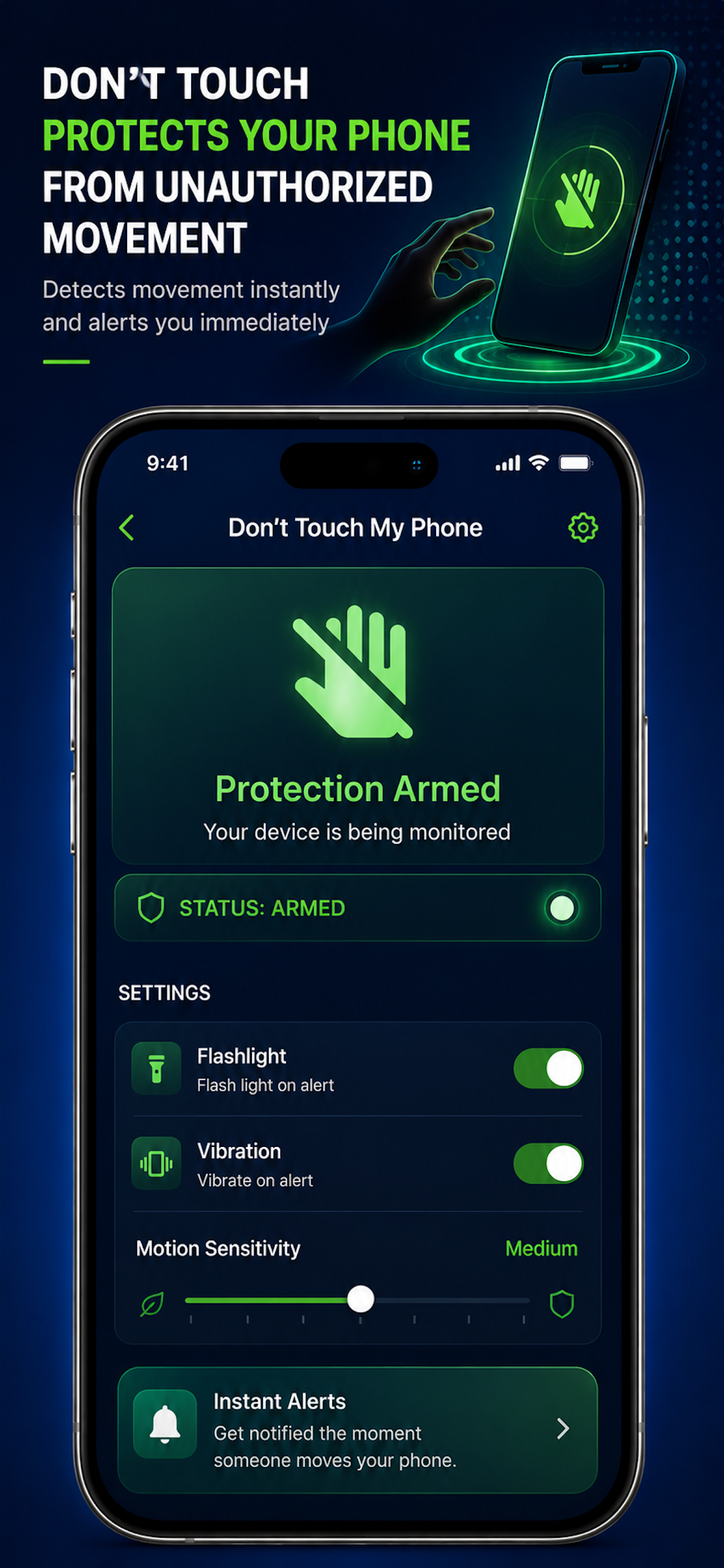 Anti Theft Alarm: Don't touch screenshot 2