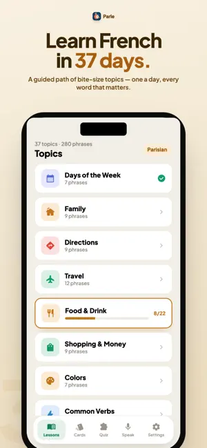 Parle – Speak French screenshot 1