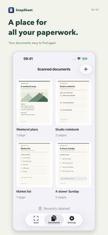 SnapSheet: Scan & PDF screenshot 4