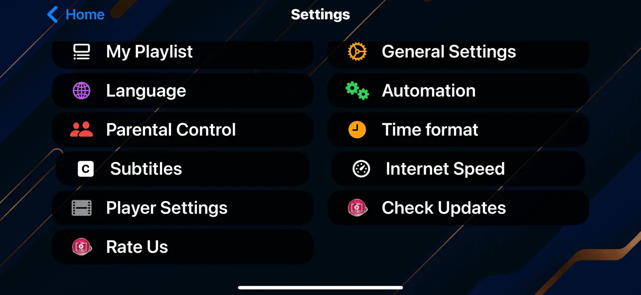 Screenshot #2 pour Smart One IPTV Player