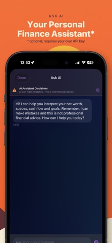 FinanSnap — Net Worth Tracker Screenshot 5 of 6