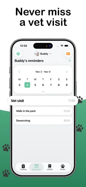 Pet Care Health Tracker screenshot 1