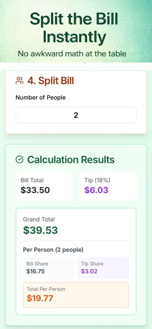 TipAI (AI Tip Calculator) screenshot 4