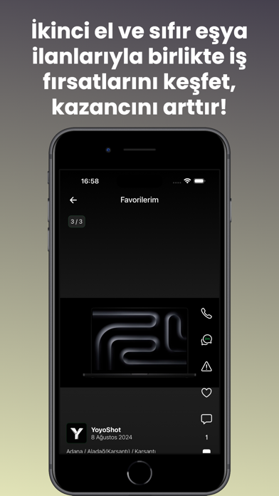 YoyoShot: İkinci El Al ve Sat Screenshot