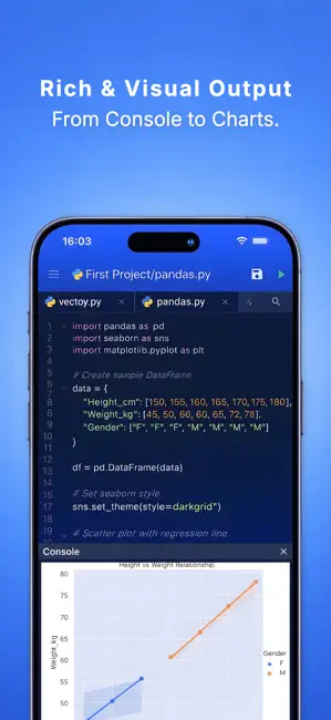 Pydroid 3 iPhone screenshot 5