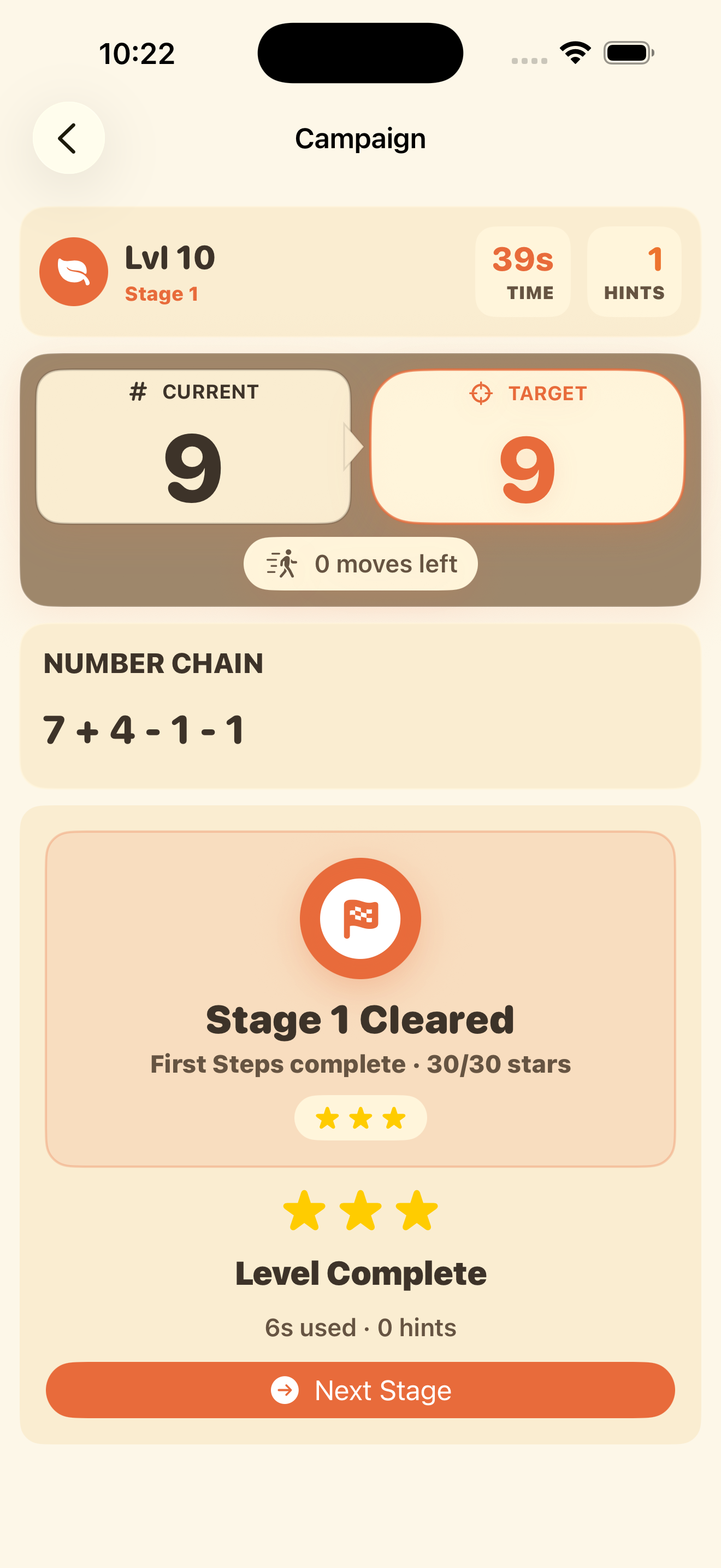 Mini Moves: Number Chain