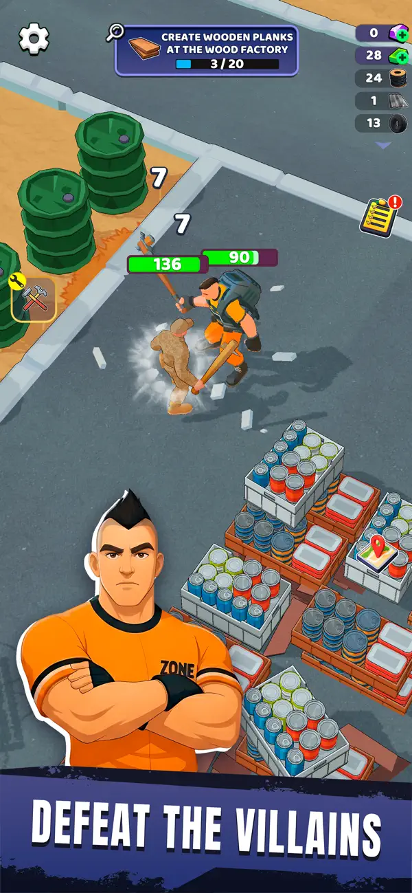 Zone X: Wasteland Survival Hack screenshot 11 - game app interface