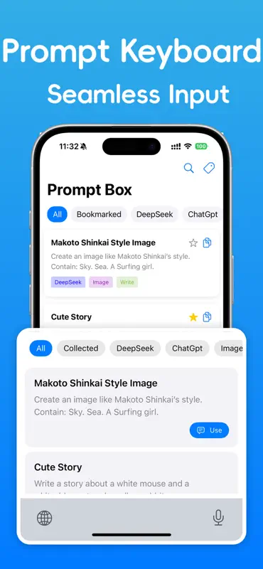 AI Prompt Manager Keyboard screenshot 2 of 3