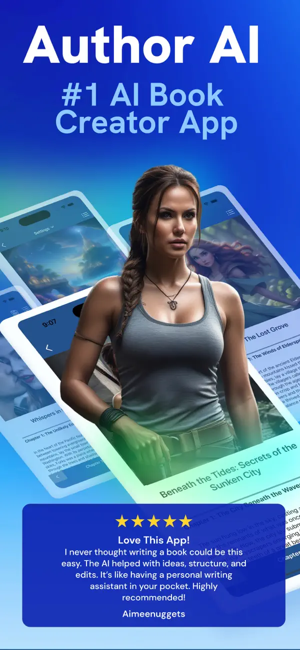 #1. Author AI: Novel Writing (iOS) От: Murphy Brantley