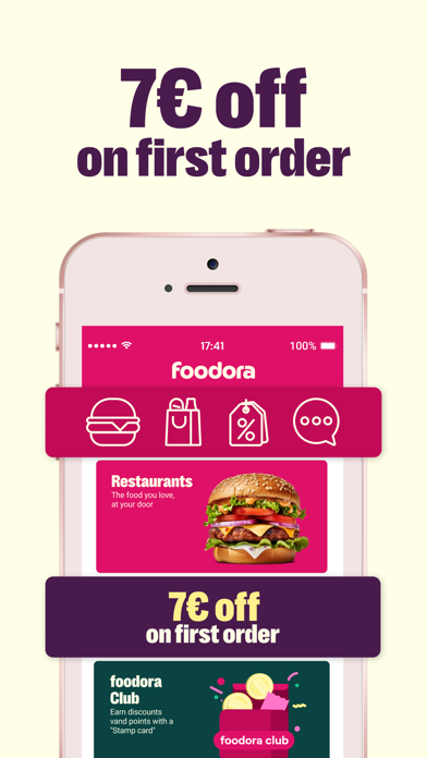 foodora: Food Deliveryのおすすめ画像1