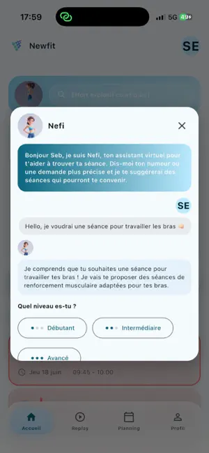 Newfit : Sport à la maison screenshot 2