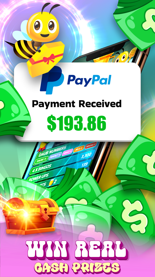 #2. Real Money Games: Bingo Honey (iOS) 由: CodeCube Brothers Partnership