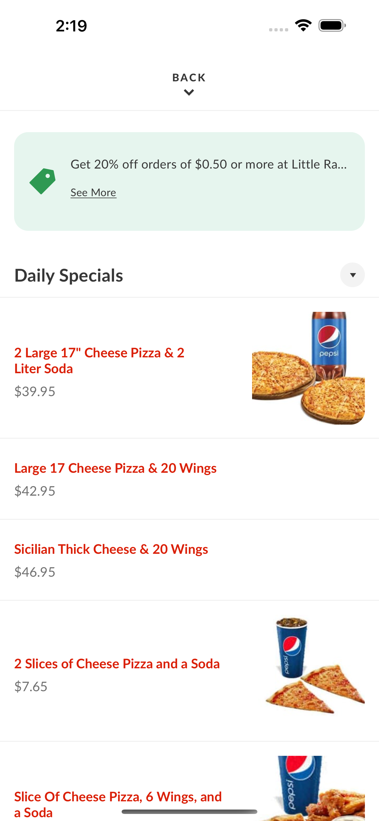 Little Ray's Pizzeria screenshot 3