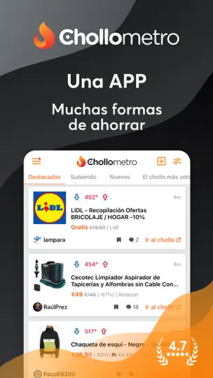 Captura de pantalla de Chollometro - Chollos, Ofertas en iPhone 1
